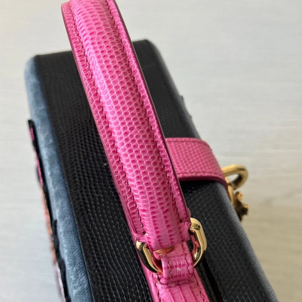Dolce Gabbana Dolce Box Velvet Boom Bag - Picture 6 of 10